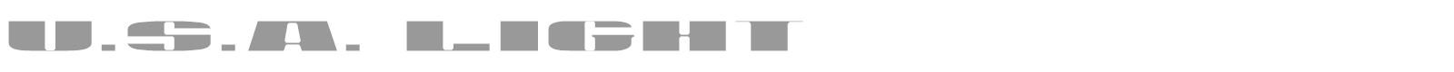 U.S.A. Light font preview